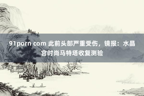 91porn com 此前头部严重受伤，镜报：水晶宫时尚马特塔收复测验