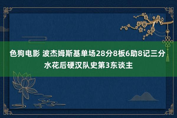 色狗电影 波杰姆斯基单场28分8板6助8记三分 水花后硬汉队史第3东谈主